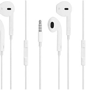 2 Pack Apple Earbuds [Apple MFi Certified] Headphones Earphones with 3.5mm Wired in Ear Headphone Plug(Built-in Microphone & Volume Control) Compatible with iPhone,iPad,PC,MP3/4,Android -White