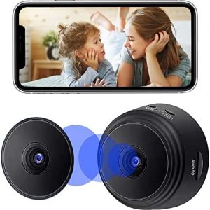 2022 Hidden Camera Detector – 1080P WiFi Camera for Home Office Security, Indoor Camera with Motion Detection Night Vision,Car Cameras for Surveillance – Size:1.2 x 1.2 x 2.1 inches