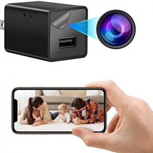 2022 Upgrade -1080P HD WiFi Security Camera, Indoor Surveillance Camera with Audio and Video , for Home Office Indoor Outdoor Security (Black)