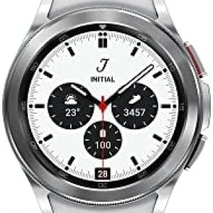 SAMSUNG Galaxy Watch 4 Classic 46mm Smartwatch with ECG Monitor Tracker for Health, Fitness, Running, Sleep Cycles, GPS Fall Detection, Bluetooth, US Version, Silver