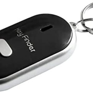 Key Finder Device – Voice Control Anti-Loss Device with Whistle Audio Induction Portable Locator for Pet Keychain Locator Key Suitcase Tracking Locating