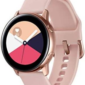 SAMSUNG Galaxy Watch Active (40MM, GPS, Bluetooth) Smart Watch with Fitness Tracking, and Sleep Analysis – Rose Gold (US Version)