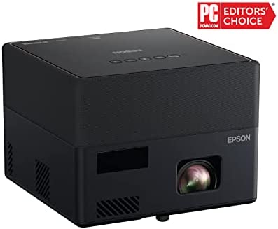 Epson EpiqVision Mini EF12 Smart Streaming Laser Projector, HDR, Android TV, Portable, sound by Yamaha, 3LCD, Full HD 1080p, 1000 lumens Color and White Brightness Bluetooth support Black Small - Image 2