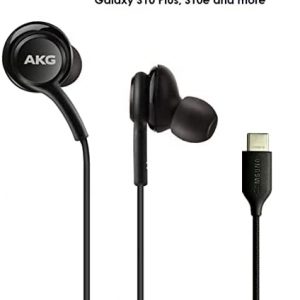 Bowgechen 2022 Earbuds Stereo Headphones for Samsung Galaxy S22 Ultra S22 Plus Galaxy S21 Ultra 5G, Galaxy S10, Designed by AKG – with Microphone and Volume Buttons