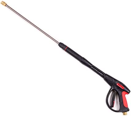 Pressure Washer Gun Accessories Kit: 4000 PSI Power Washer Wand Attachment w/High Pressure Extension, Pivot Connector, Male Adapter Parts & Quick Connect Water Spray Nozzles for Car Wash or Concrete - Image 4