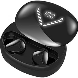 Nsxcdh Bluetooth 5.0 Wireless Earbuds with Wireless Charging Case Stereo Headphones in Ear Built in Mic Headset Premium Sound with Deep Bass Volume Control, for Sport Working
