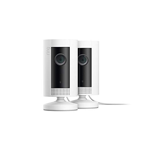 Ring Indoor Cam, Compact Plug-In HD security camera with two-way talk, White, Works with Alexa – 2-Pack - Image 2