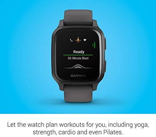 Garmin Venu Sq, GPS Smartwatch with Bright Touchscreen Display, Up to 6 Days of Battery Life, Slate Aluminum Bezel with Shadow Gray Case and Silicone Band, Slate Band - Image 6