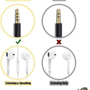 Ancable 6 Ft Cord 3.5mm Screen-to-Screen Audio and Video AV AUX Cable for Philips, Insignia Dual Screen Portable DVD Player