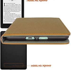 E-Reader Case for 10th Generation-2018 PU Leather Cover H01 – Brown