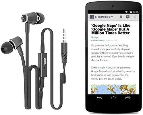 Compatible with Kindle Fire Earbuds, Fire HD 8 HD 10 Plus, Samsung LG, Fire 7 Tablet, Fire HD 8 HD 10, in Ear Headset Kindle Fire Accessories Smart Android Cell Phones Wired Earbuds 3.5mm Audio Plug - Image 3