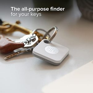 Tile Mate (2020) 1-pack – Bluetooth Tracker, Keys Finder and Item Locator for Keys, Bags and More; Water Resistant with 1 Year Replaceable Battery