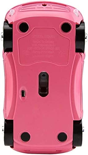 Cool 3D Sport Car Shape Mouse 2.4GHz Wireless Mouse Optical Ergonomic Gaming Mice Mini Small Office Mouse with USB Receiver for PC Laptop Computer for Kids Girls,1600DPI 3 Buttons(Pink) - Image 8