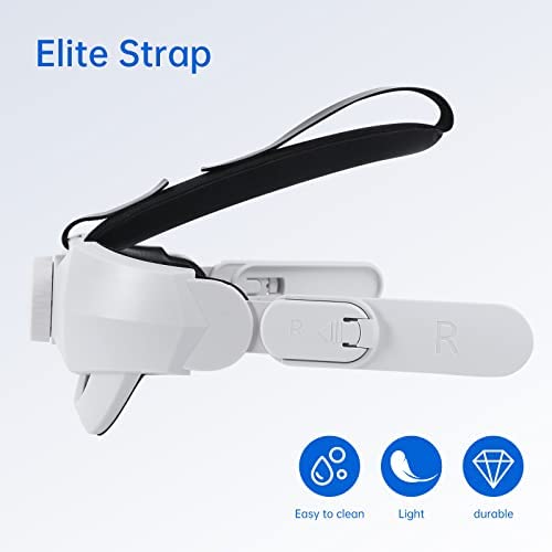 Oculus Quest 2 Upgraded Headset Battery Pack, Fast Charging VR Power, Lightweight and Comfortable Adjustable Convenient Decompression VR Headset, Enhanced VR Comfort and Game time - Image 4