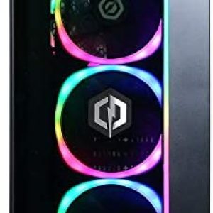 CYBERRPOWERPC Gamer Xtreme VR Gaming PC, Intel Core i5-11600KF 3.9GHz, GeForce RTX 3060 12GB, 16GB DDR4, 500GB PCI-E NVMe SSD, 1TB HDD, WiFi Ready & Win 11 Home (GXiVR8480A11), Black