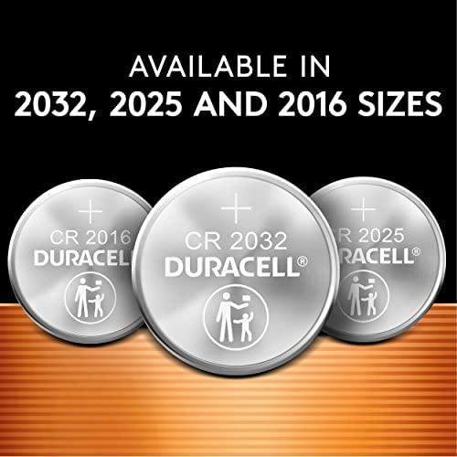 Duracell CR2032 3V Lithium Battery, Child Safety Features, 4 Count Pack, Lithium Coin Battery for Key Fob, Car Remote, Glucose Monitor, CR Lithium 3 Volt Cell - Image 6