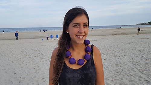 Nano-Ice Cooling Necklace - Purple | Beat the Heat in Style! | Take out of Freezer for Hours of Cooling Relief! - Image 3