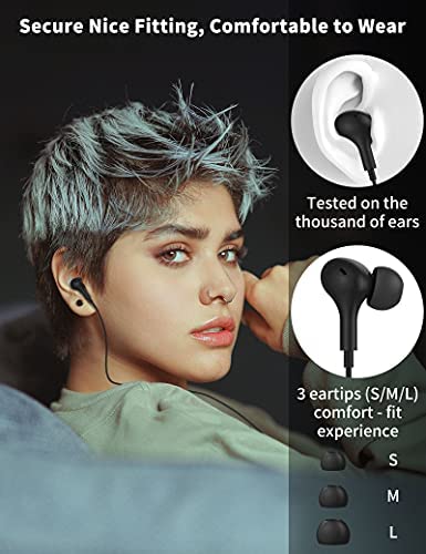 TITACUTE USB C Headphone for Samsung S21 S20 FE S22 A53 Wired Earbuds Magnetic in-Ear Type C Earphone with Microphone Volume Control Bass Stereo Noise Canceling for Galaxy Z Flip 3 4 Pixel 6 5 OnePlus - Image 5