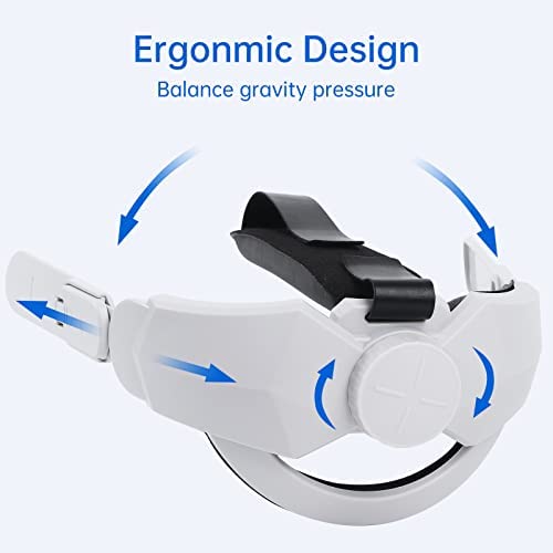 Oculus Quest 2 Upgraded Headset Battery Pack, Fast Charging VR Power, Lightweight and Comfortable Adjustable Convenient Decompression VR Headset, Enhanced VR Comfort and Game time - Image 5