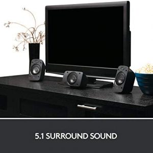 Logitech Z906 5.1 Surround Sound Speaker System – THX, Dolby Digital and DTS Digital Certified – Black