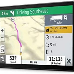 Garmin dezl OTR700, 7-inch GPS Truck Navigator, Easy-to-read Touchscreen Display, Custom Truck Routing and Load-to-dock Guidance, 7 Inch