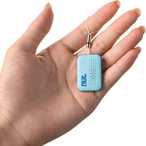 Nutale Key Finder Locator Mini Smart Bluetooth Tracker Anti-Lost Bidirectional Alarm Mode Wallet Tracker Key Finder Keychain for Find Key Pets Luggage Wallet – Blue (4Pack)