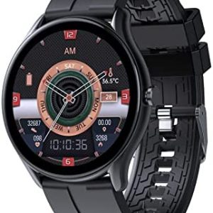 Nsxcdh Smart Watch, Fitness Smartwatch with 1.32″ IPS HD Full Screen Heart Rate Sleep Health Blood Pressure, Body Temperature Monitoring, Call/Message, IP68 Waterproof