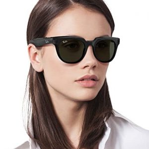 Ray-Ban Stories | Meteor Square Smart Glasses with Photo, Video, and Audio