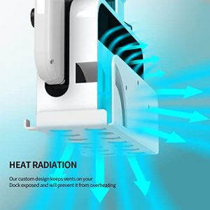 KUNSLUCK Wall Mount for Switch/Switch OLED, Metal Material Wall Mount Holder with Hooks for Hanging Joy-Cons, Safely Store Your Switch Console Near or Behind TV (White)