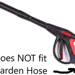 Pressure Washer Gun Accessories Kit: 4000 PSI Power Washer Wand Attachment w/High Pressure Extension, Pivot Connector, Male Adapter Parts & Quick Connect Water Spray Nozzles for Car Wash or Concrete