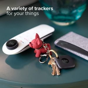 Tile Mate Essentials (2022) 4-Pack (2 Mate, 1 Slim, 1 Stickers)- Bluetooth Tracker & Item Locators for Keys, Wallets, Remotes & More; Easily Find All Your Things.