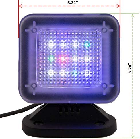 LRY Home Security Fake Television (FTV01) USB Plug TV Light Simulator Anti Theft Burglar Deterrent Television Simulator (with USB Cable and Plug) - Image 2