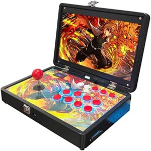 RegiisJoy Portable 5000 in 1 Pandoras Box 30S 3D Arcade Game Console, 14-inch Screen Retro Video Game Machine with Search/Hide/Save/Load/Pause Function