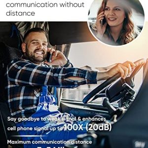 SolidRF-Cell Phone Booster for RV Truck-Vehicle Cell Phone Booster Compatible with All Carriers Networks-Boosts 3G 4G LTE Signal-5G Ready for Bands 12/13/17/5/2/25/4-FCC Approved