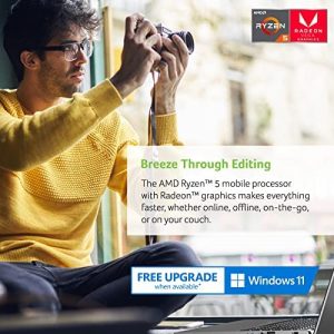 Acer Aspire 5 A515-46-R14K Slim Laptop | 15.6″ Full HD IPS | AMD Ryzen 3 3350U Quad-Core Mobile Processor | 4GB DDR4 | 128GB NVMe SSD | WiFi 6 | Backlit KB | Amazon Alexa | Windows 10 Home (S mode)