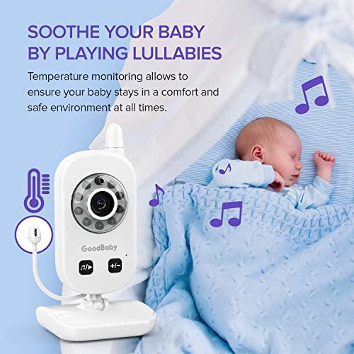 Video Baby Monitor with Camera and Audio - Auto Night Vision,Two-Way Talk, Temperature Monitor, VOX Mode, Lullabies, 960ft Range and Long Battery Life - Image 4