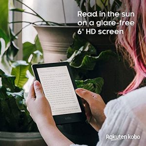 Kobo Clara HD | eReader | 6″ Glare Free Touchscreen | Adjustable Brightness & Colour Temperature | WiFi | 8GB of Storage | Carta E Ink Technology (Clara HD)