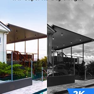 Security Camera Wireless Outdoor, Pan Tilt Solar Powered with 2K Night Vision, 2.4/5 GHz Wi-Fi, 2-Way Talk, Works with Alexa/ Google Assistant for Home Surveillance, REOLINK Argus PT w/ Solar Panel