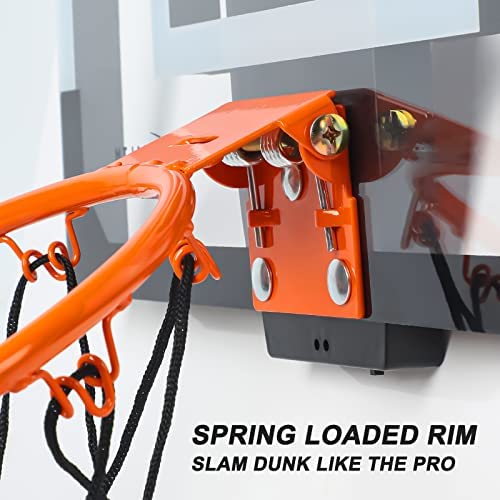 Over The Door Basketball Hoop with Electronic Scoreboard Indoor Basketball Hoop for Kids and Adults Bedroom Basketball Hoop Office Mini Hoop - Image 4