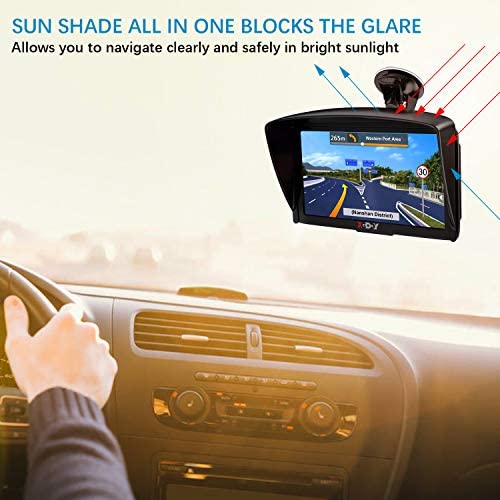 XGODY GPS Navigation for Car Truck GPS Navigation System 2022 Map 7 Inch Touchscreen Car GPS Navigator 8GB 256M with Voice Guidance and Speed Camera Warning Auto GPS with Lifetime Free Map Update - Image 9