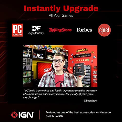 Marseille mClassic Plug-and-Play Video Game Console 1440p/4K Upscaler - Upgrade Your Graphics Card in Real Time with No Lag for Nintendo Switch, PlayStation, Xbox, Wii, GameCube, Dreamcast and more! - Image 3