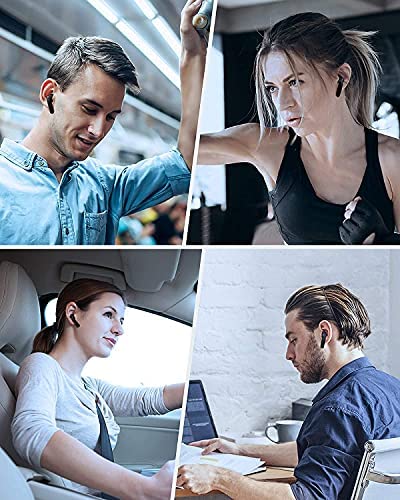 Wireless Earbuds, Bluetooth 5.1 Earbuds HiFi Sterero with 35H Playtime, IPX5 Waterproof True Wireless Earbuds with Microphone, Bluetooth Headphones for Sport and Working,for Android/iOS/Mac etc - Image 7