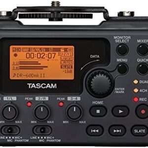 Tascam DR-60DMKII 4-Channel Portable Audio Recorder for DSLR