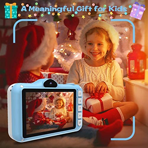 WOWGO Kids Digital Camera - 12MP Children's Camera with Large Screen for Boys and Girls, 1080P Rechargeable Electronic Camera with 32GB TF Card - Image 6