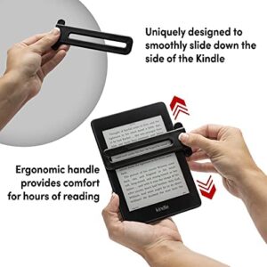 Reading Edge, Reading Guide Strips Compatible with Kindle Paperwhite Kindle Fire, Reading Ruler E Reader Accessories Increase Comprehension Speed, Reduce Eye Strain (2 Pack), Black