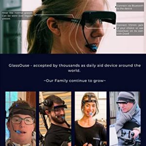 Glassouse V1.4 New Wireless Bluetooth Wearable Hands Free Mouse for Gamers, People with Disabilities & Others!!!