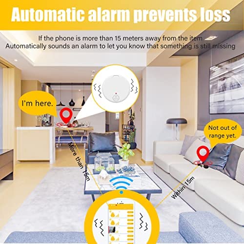 NouSKaU Portable Pet GPS Tracking - Bluetooth 5.0 Mobile Key Tracking Smart Anti-Loss Device,2022 Mini Pet GPS Locator Bluetooth Tracer Include Batteries and Protective Case, Fit for iOS (2 Pack) - Image 5