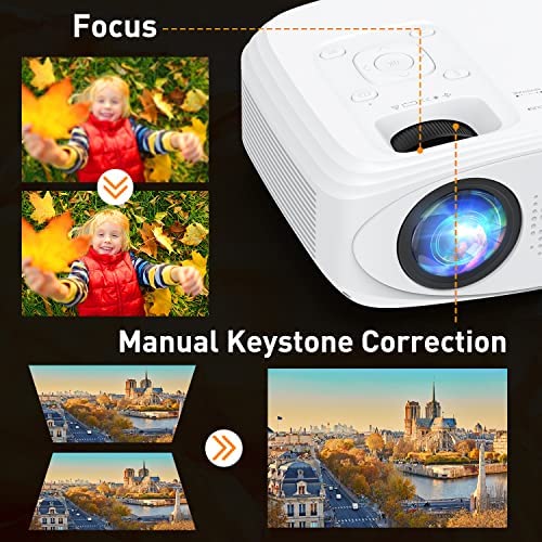 Projector, 9500L Projector with WiFi and Bluetooth - CRAZVIEW 5G Portable Video Projector , Outdoor Projector Native 1080P Support 350'' Display Compatible with Android/iOS/Tv Stick/Pc - Image 6