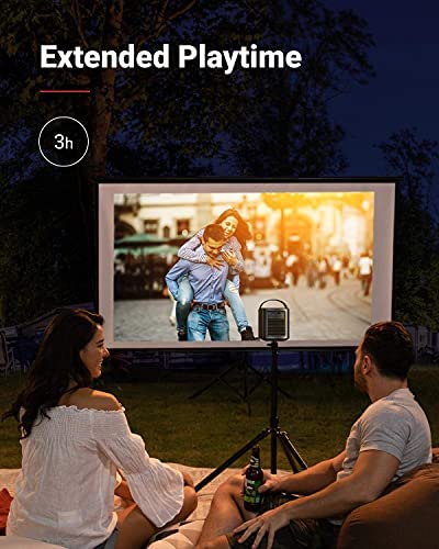 Outdoor Projector, Anker NEBULA Mars II Pro 500 ANSI Lumen Portable Projector, Native 720P, 40-100 Inch Image TV Projector, Movie Projector with WiFi and Bluetooth, 3Hr Video Playtime, Watch Anywhere - Image 5