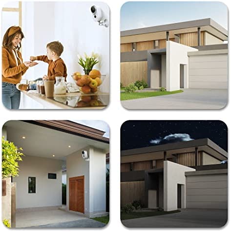 Security Camera Outdoor, 1080P HD Wireless Rechargeable Battery Powered WiFi Home Surveillance Camera with Waterproof, Night Vision, Motion Detection, 2-Way Audio and SD Storage - Image 3